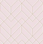 Tapeta KABUKI 106156 geometryczna różowa