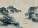 Tapeta Panel Mural The Wall 38246-1 Ciemne Chmury