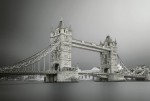 Fototapeta na flizelinie Tower Bridge London Czarno Biała 5145-8