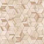 Tapeta HEXAGONE L59207 nowoczesny wzór geometryczny mozaika