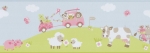 HAPPY KIDS 5571-10 Borta dziecięca pasek krówki owieczki łąka ostatnie 5 rolek