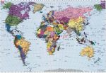 Fototapeta Mapa Świata 4-050 roz. 270cm x 188cm