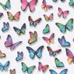 Tapeta dla dzieci dziewczynki Motyle Motylki 30000-17